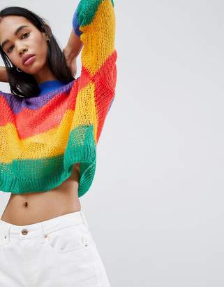Lazy Oaf Rainbow Knitted Sweater