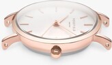 Thumbnail for your product : ROSEFIELD 26SRGD-271 Women's The Small Edit Bracelet Strap Watch, Silver/Rose Gold