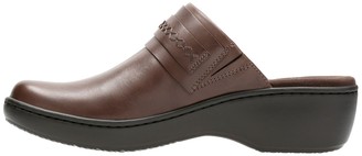 Clarks Delana Amber Leather Clog - Multiple Widths Available