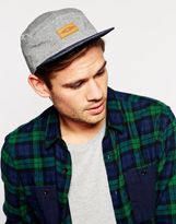 Thumbnail for your product : ASOS 5 Panel Cap with Contrast Denim Peak