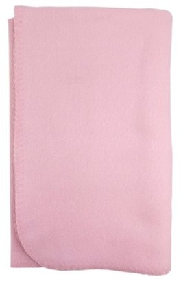 Bambini Blank Pink Polarfleece Blanket