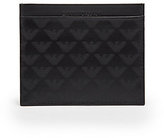 Thumbnail for your product : Emporio Armani Eagle-Stamped Leather Card Case