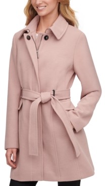 calvin klein hooded wool coat