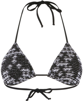 Cecilia Prado triangle knit bikini top