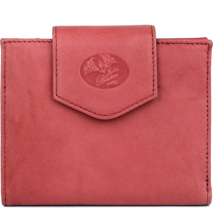 Julia Buxton Women’s Heiress Cardex Leather, Red