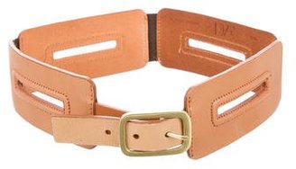 Diane von Furstenberg Leather Cutout Belt