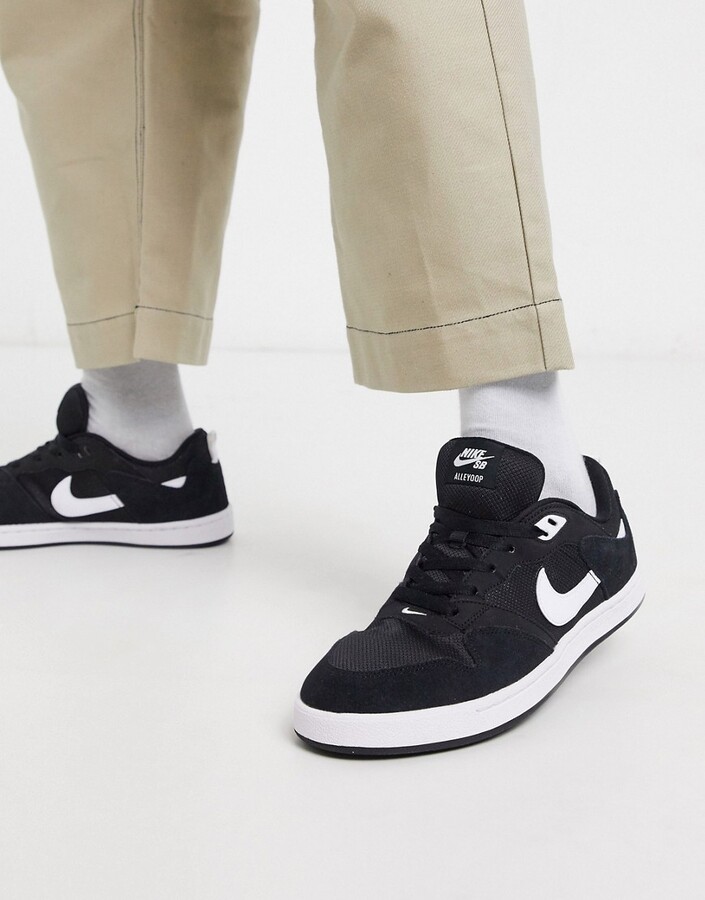 Nike SB Alleyoop sneakers in black - ShopStyle