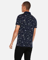 Thumbnail for your product : Express Moisture-Wicking Signature Petal Printed Polo