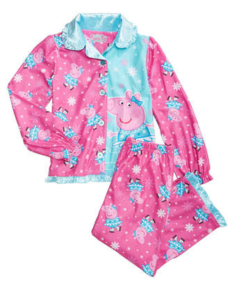 Peppa Pig Nickelodeon'sandreg; 2-Pc. Printed Pajama Set, Toddler Girls