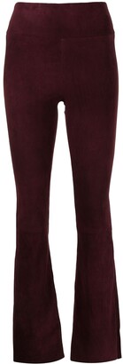 Sylvie Schimmel Flared Suede Trousers