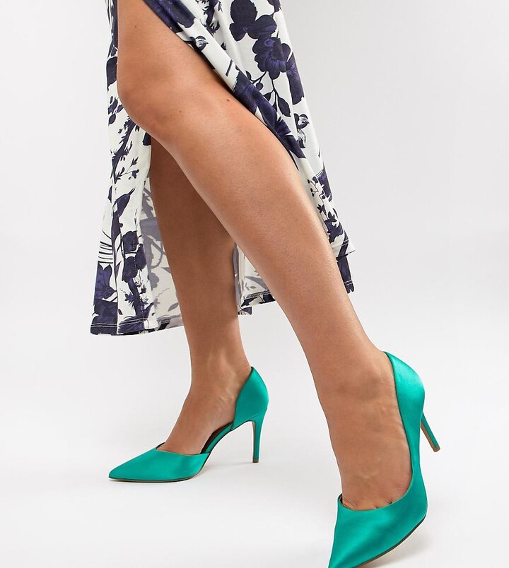 emerald pumps heels