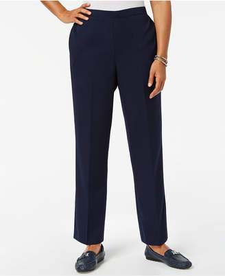 Alfred Dunner Royal Street Flat Front Pull-On Pants