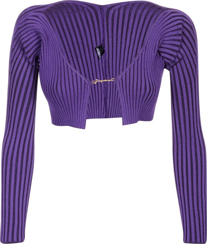 cadbury purple cardigan