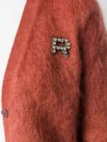 Thumbnail for your product : Rochas embellished monogram cardigan