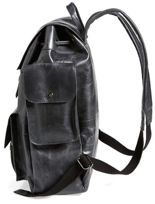 Topman Leather Backpack (Brit Pop-In) (Nordstrom Exclusive)