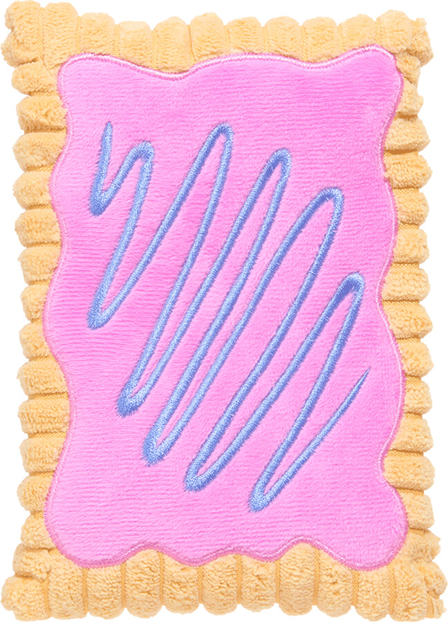 BARK Toaster Poodle Plush with Crazy Crinkle Dog Toy, All Size Dogs