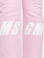 Thumbnail for your product : MSGM Mid-Rise Logo-Print Straight-Leg Jeans