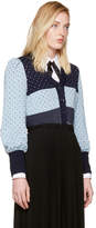 Thumbnail for your product : Marc Jacobs Navy Jacquard Cardigan