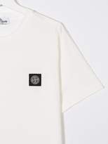 Thumbnail for your product : Stone Island Junior TEEN logo patch T-shirt