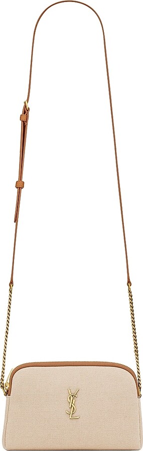 Saint Laurent Women's Gaby Camera Bag in Canvas - Desert Dust Brick