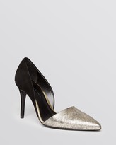 Thumbnail for your product : AERIN Pointed Toe D'Orsay Pumps - Faden High Heel