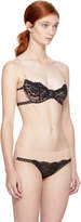 Thumbnail for your product : Stella McCartney Pink and Black Bella Admiring Underwire Bra