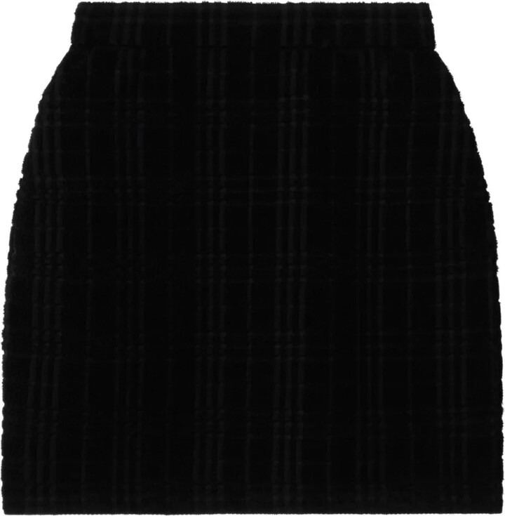 Burberry Check Mini Skirt