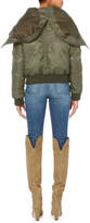 Thumbnail for your product : Exclusive for Intermix Fiona Zip Detail Hooded Puffer