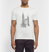 Thumbnail for your product : Burberry New York City Printed Cotton-Jersey T-Shirt