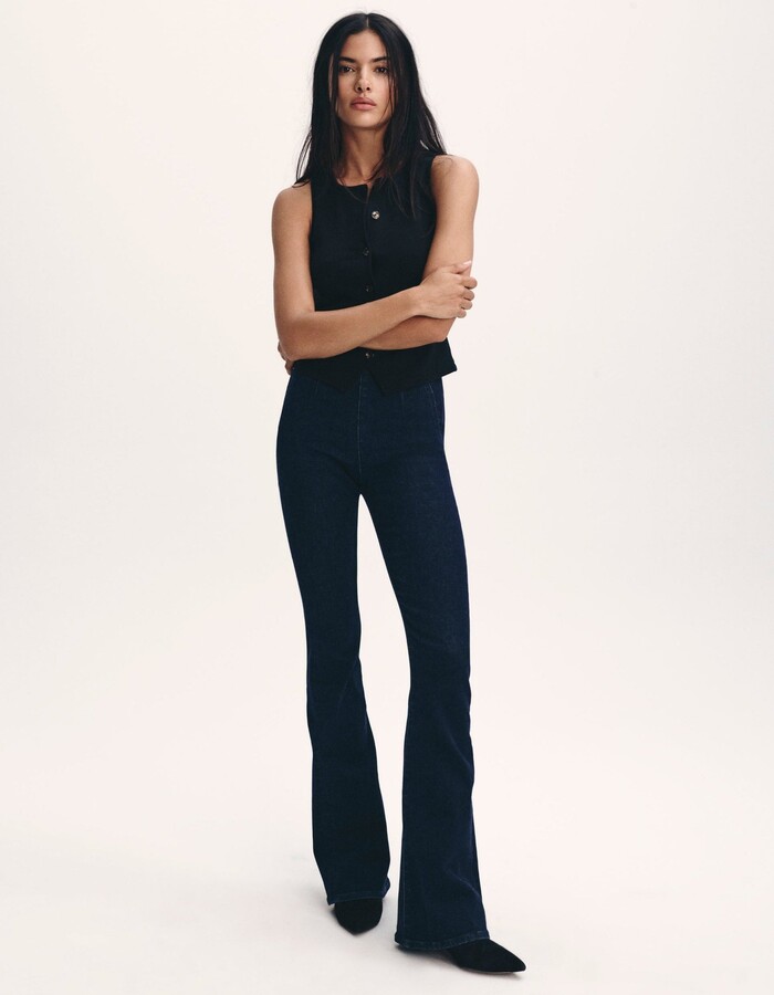 Beverly Off-Duty Skinny-Flare Jean