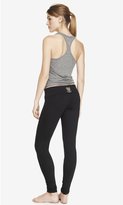 Thumbnail for your product : Express Foiled Heart Fold-Over Yoga Legging