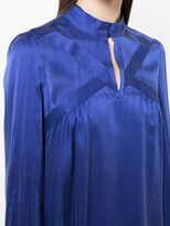 Thumbnail for your product : Paule Ka Silk Long-Sleeved Blouse