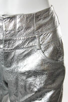 Thumbnail for your product : Theyskens' Theory NWT Silver Naluminum Postel Leather Pants Sz 4 $995