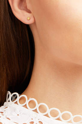 Carolina Bucci Extra Small Florentine 18-karat Gold Earrings