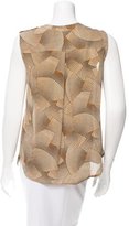 Thumbnail for your product : A.L.C. Abstract Print Silk Top