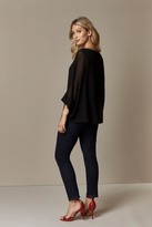 Thumbnail for your product : Wallis Black Sheer Overlay Blouse