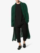 Thumbnail for your product : Haider Ackermann Long checked robe style coat