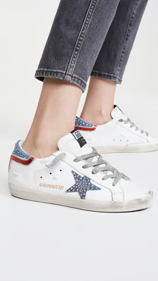 golden goose black studded slide sneakers