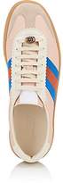 Thumbnail for your product : Gucci Men's Web-Striped Leather & Suede Sneakers - Pink
