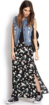 Thumbnail for your product : Forever 21 Flower Child M-Slit Maxi Skirt