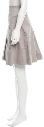 Halston Pleated Knee-Length Skirt
