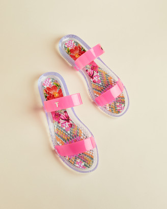 jelly two strap sandals