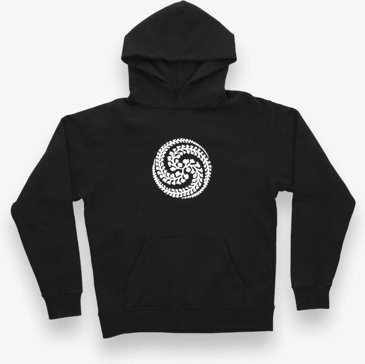 Only One Men's Ivy Yin Yang Swirl Logo Pullover Hoodie In Black