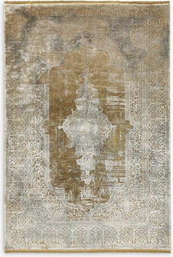 Gooch Luxury Distressed Medallion Rug ShopStyle