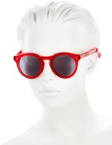 Thumbnail for your product : Illesteva Leonard II Red 50mm Oversized Round Sunglasses