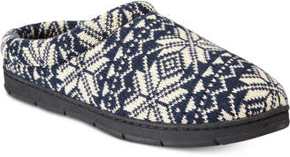 Club Room Men's Knit Memory Foam Clog Slippers, Created for Macy's