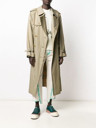 Burberry Pre-Owned 1990s Long Trench Coat