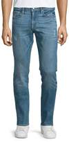 Thumbnail for your product : Frame L'Homme Russell Distressed Washed Denim Jeans, Cave