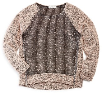Pinc Premium Girls' Double Zip Sweater - Big Kid