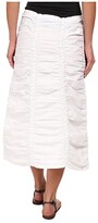 Thumbnail for your product : XCVI Stretch Poplin Double Shirred Panel Skirt